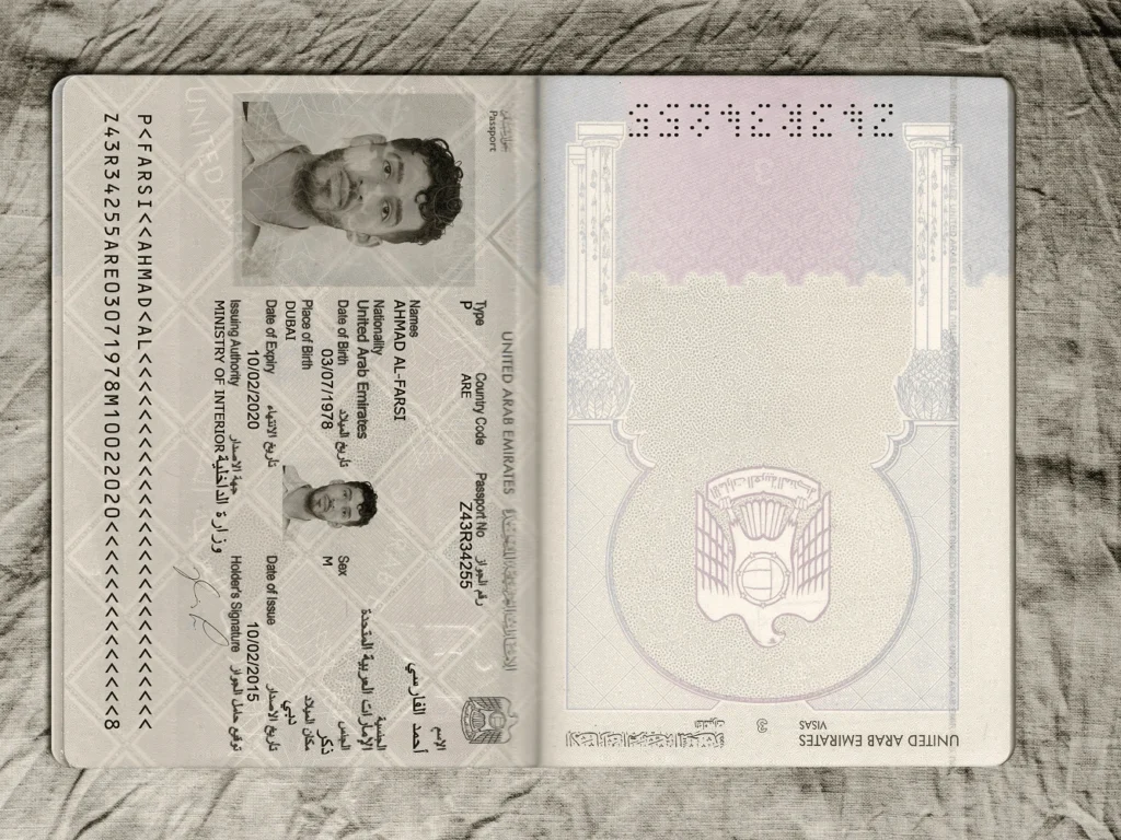Synthetic Passports Dataset