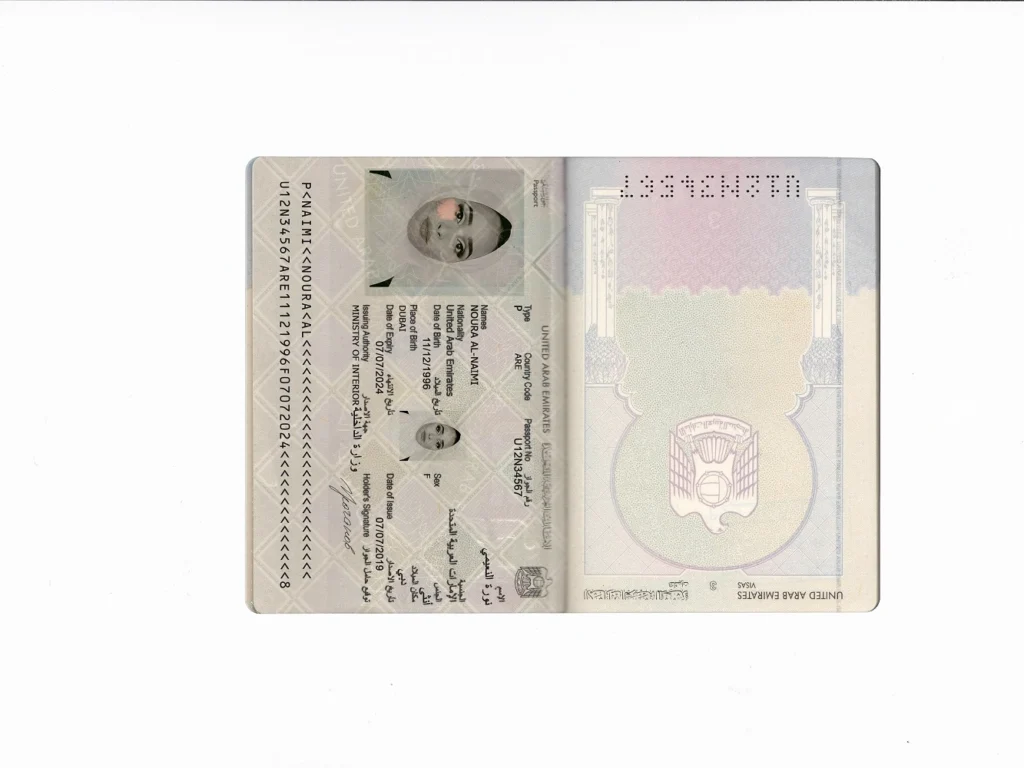 Synthetic Passports Dataset