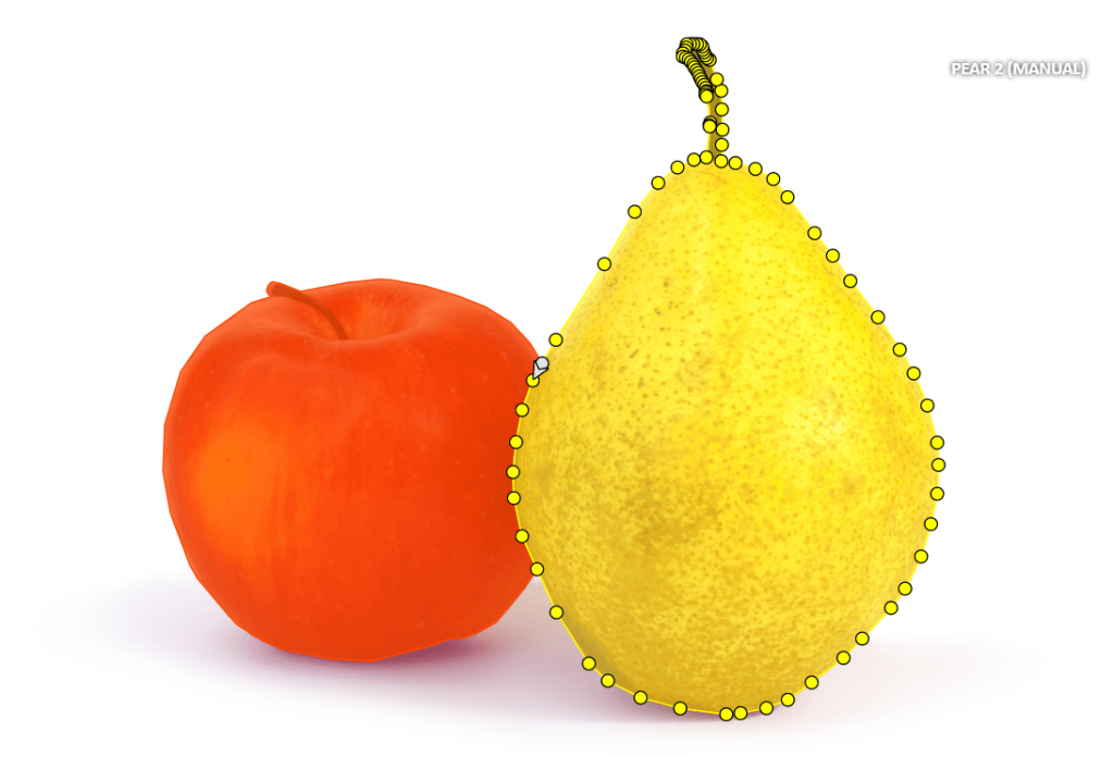 Semantic segmentation for fruits