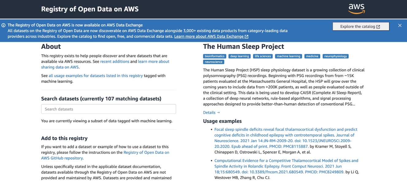 AWS Public Datasets