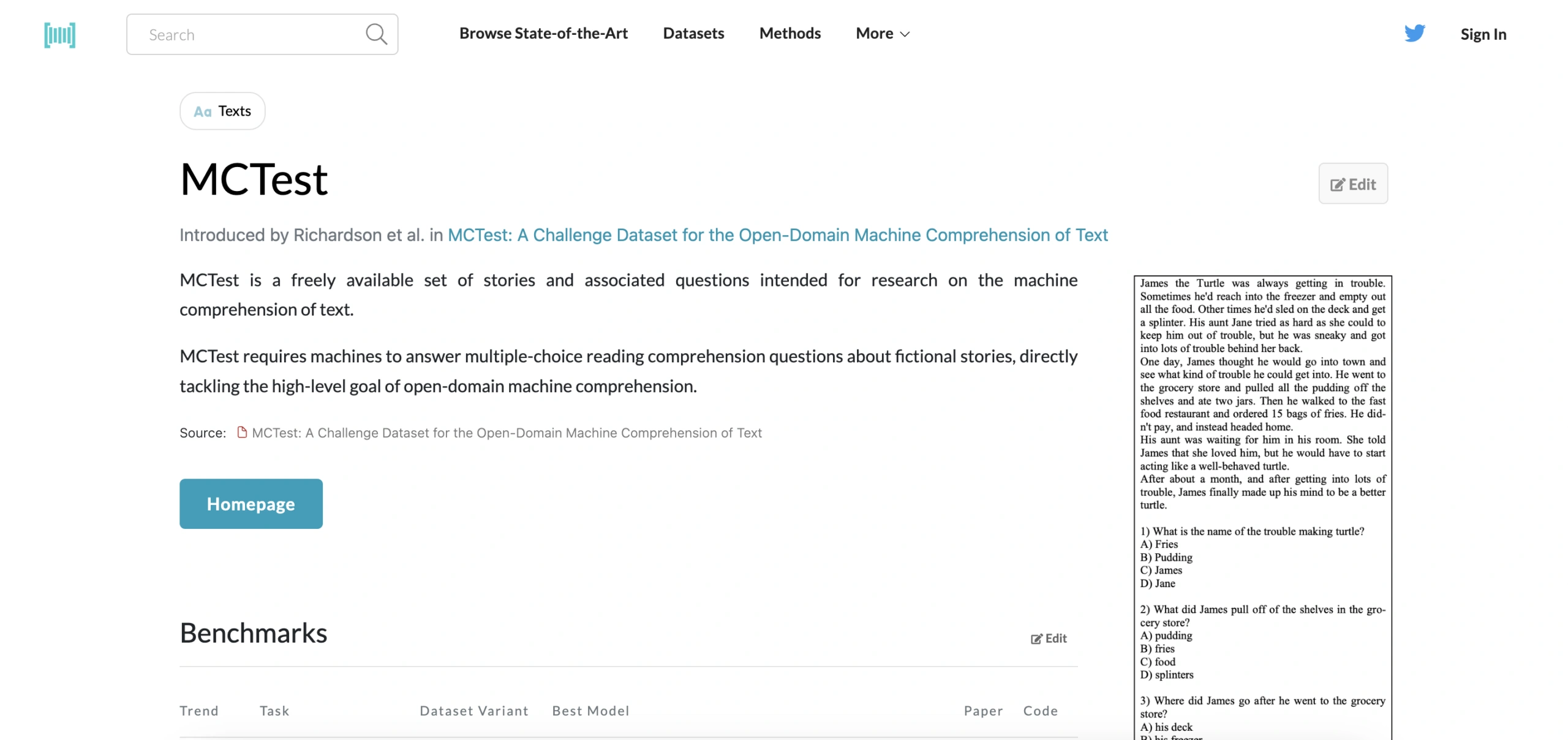 McTest dataset