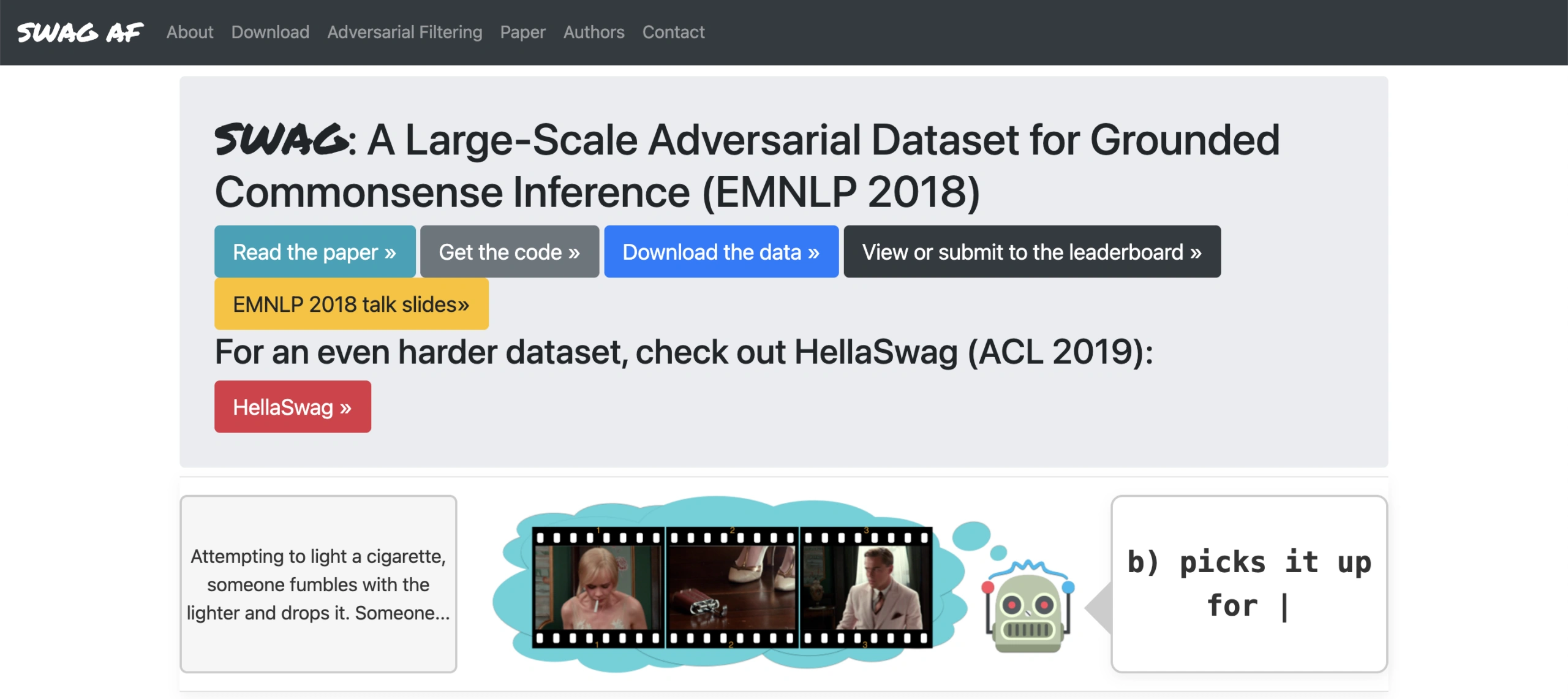 SWAG dataset