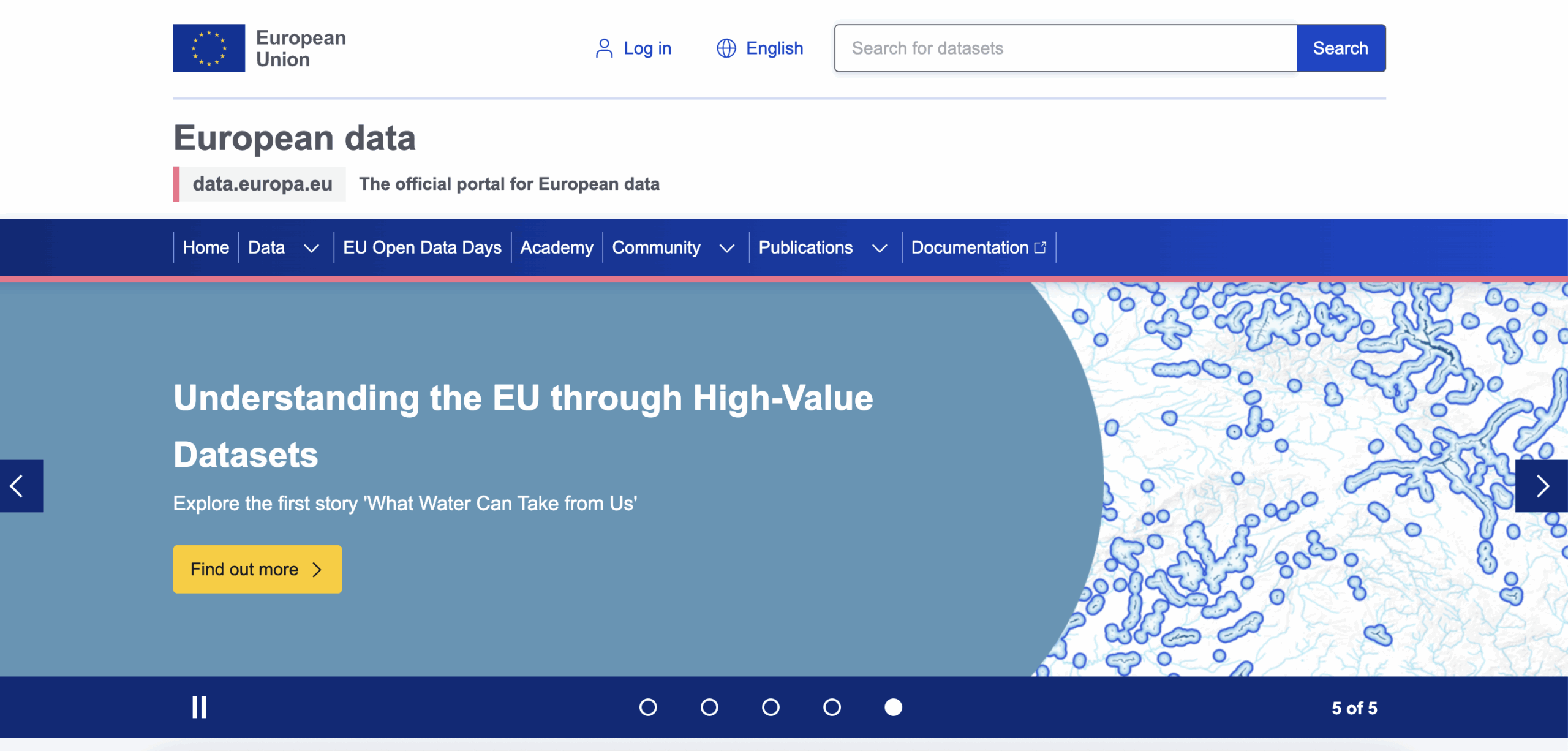 EU Open Data Portal dataset