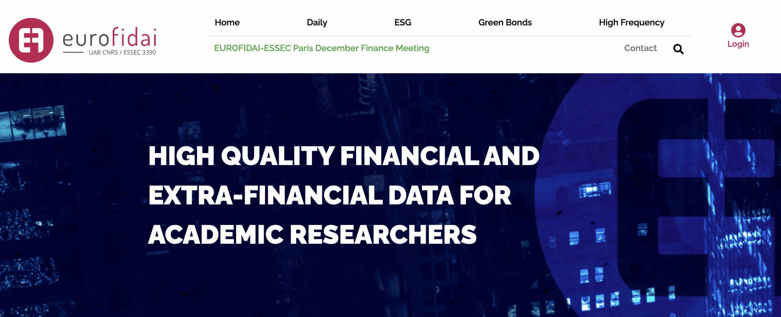 EUROFIDAI – ESG & Event Finance dataset