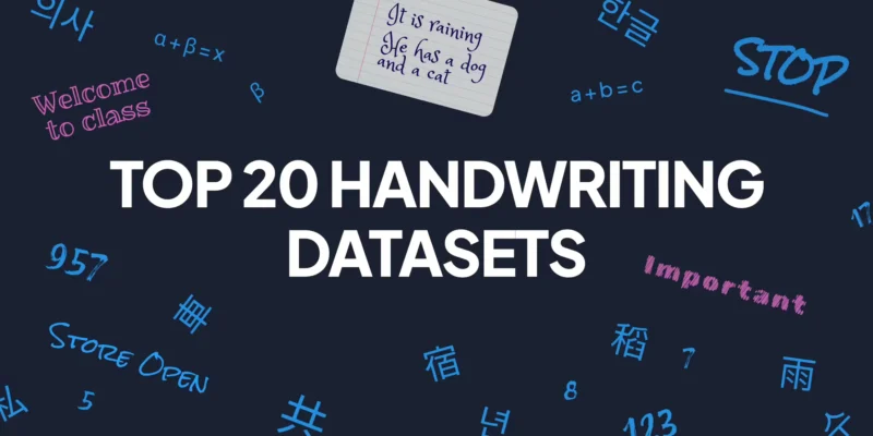 20 Best Handwriting Datasets for Machine Learning