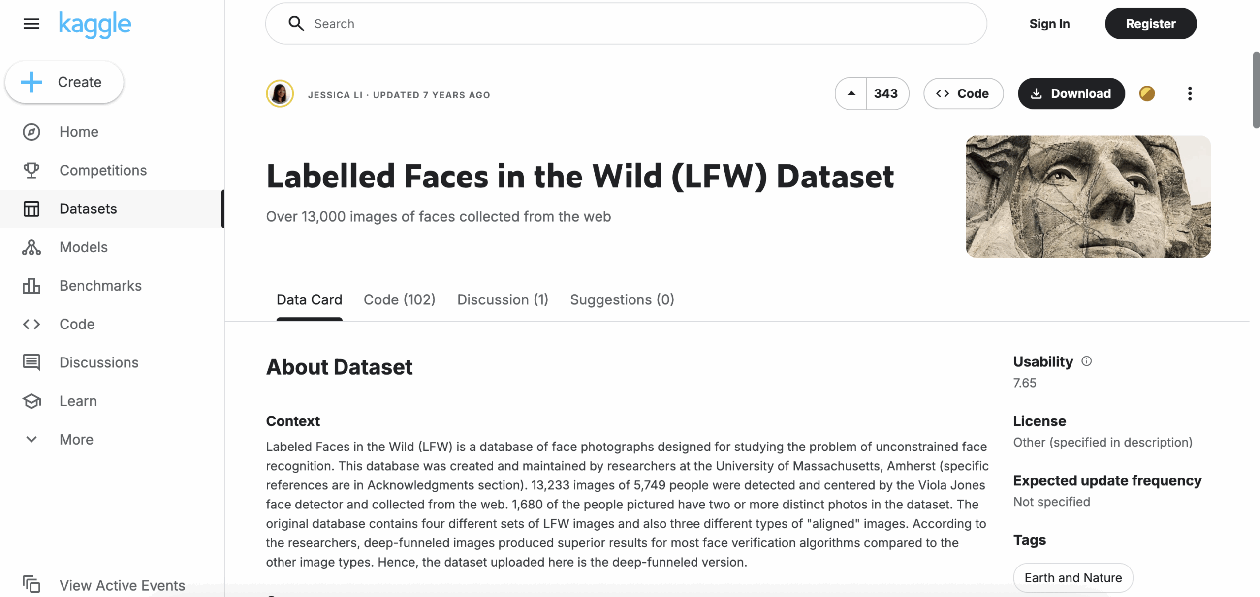 LFW (Labeled Faces in the Wild)