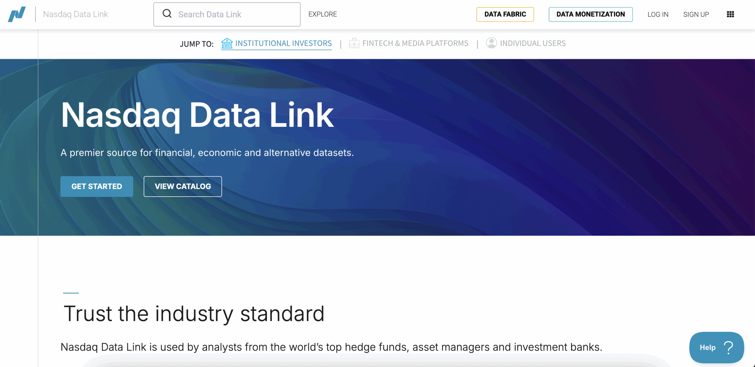 Quandl – Core US Financials Dataset