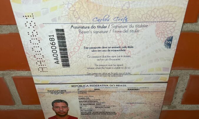 Synthetic Printed Brazilian Passports