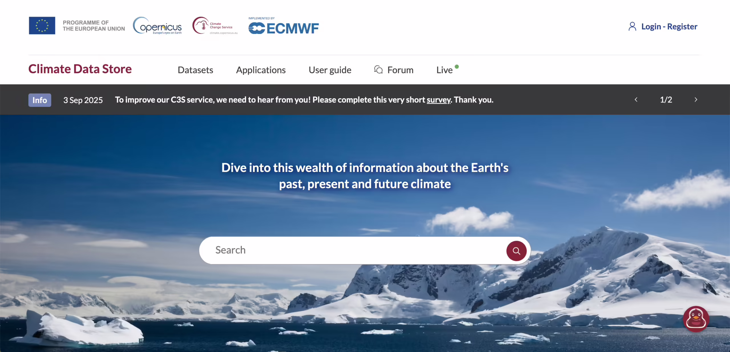 Copernicus Climate Data Store