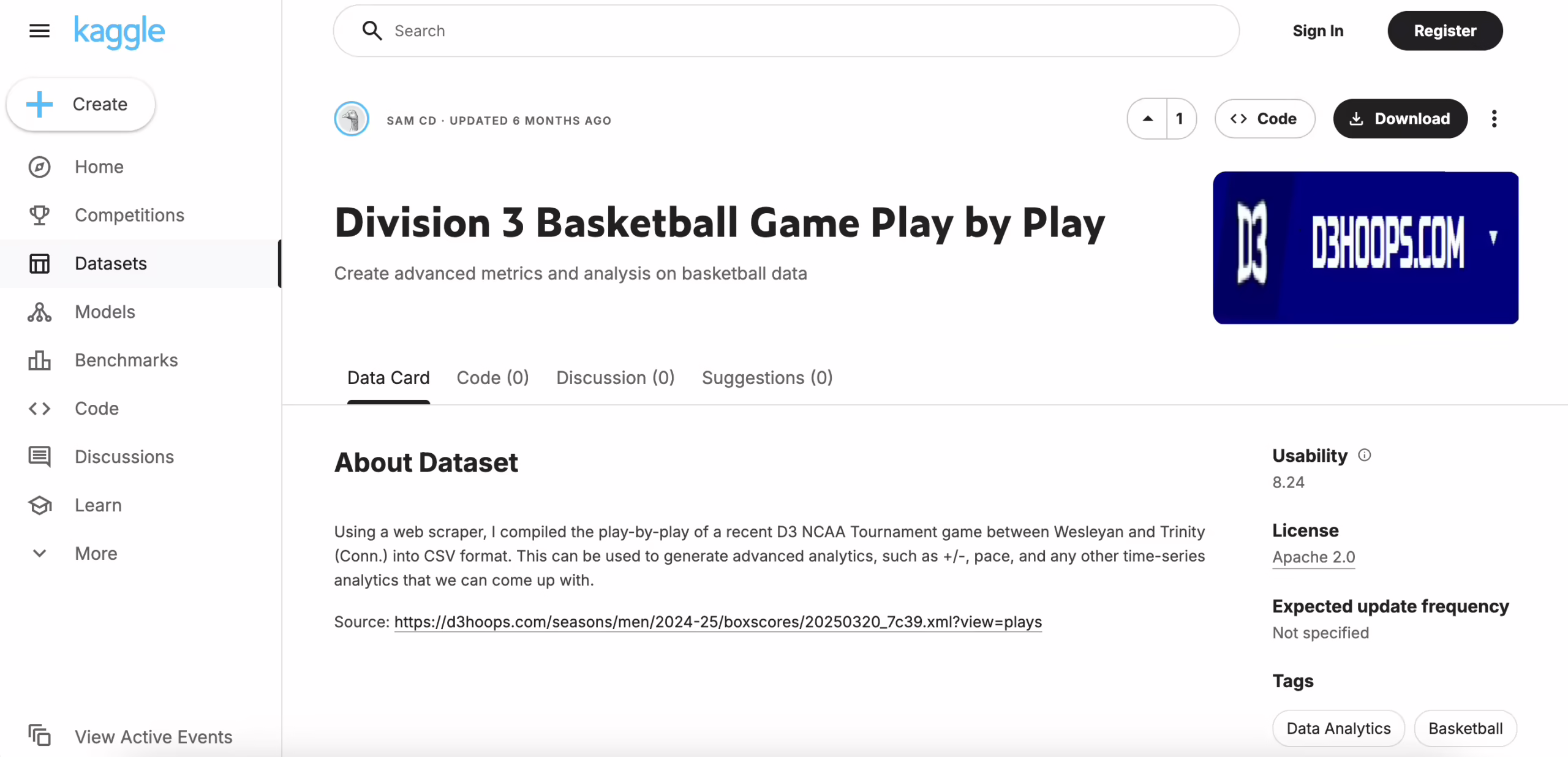 Division III Basketball Play-by-Play
