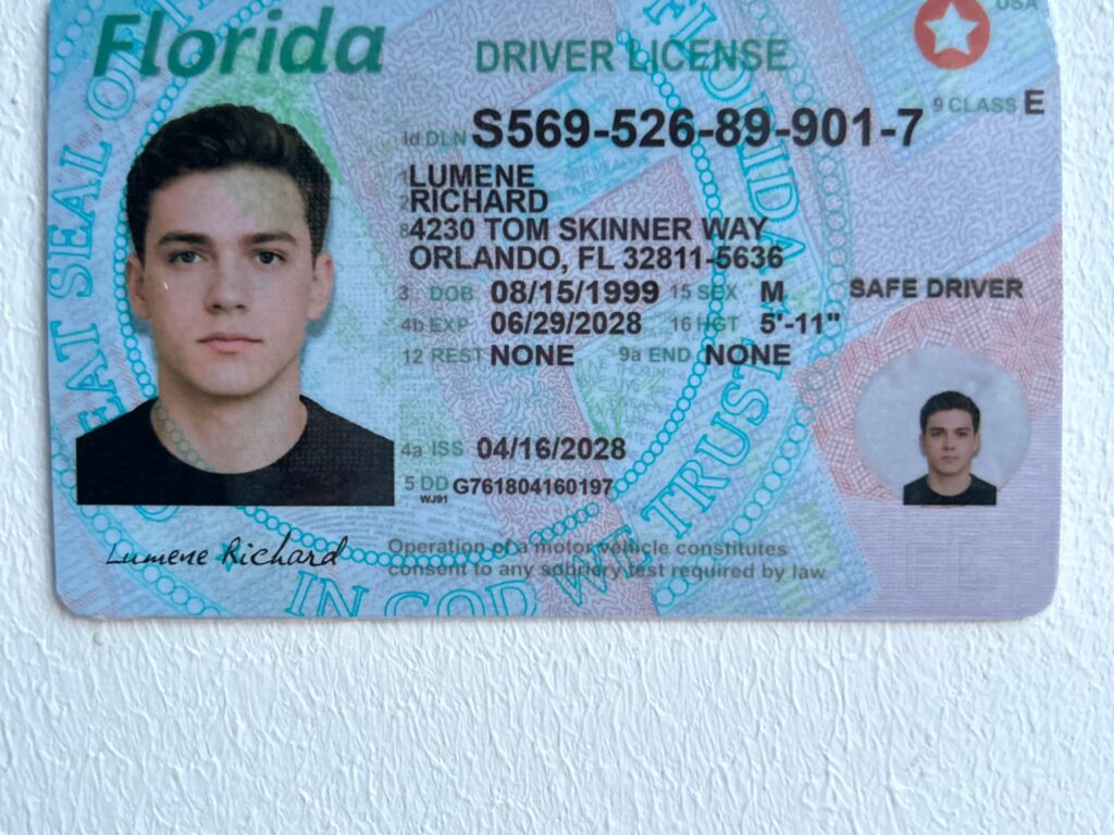 USA driver license dataset
