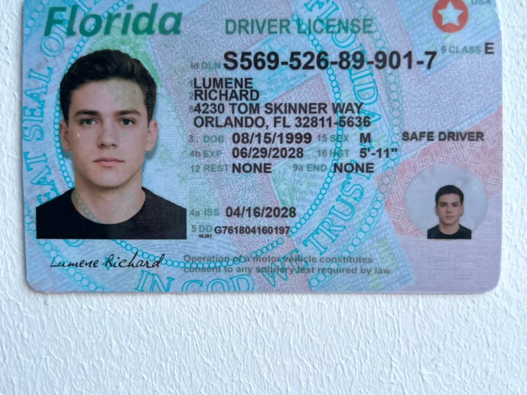 USA driver license dataset