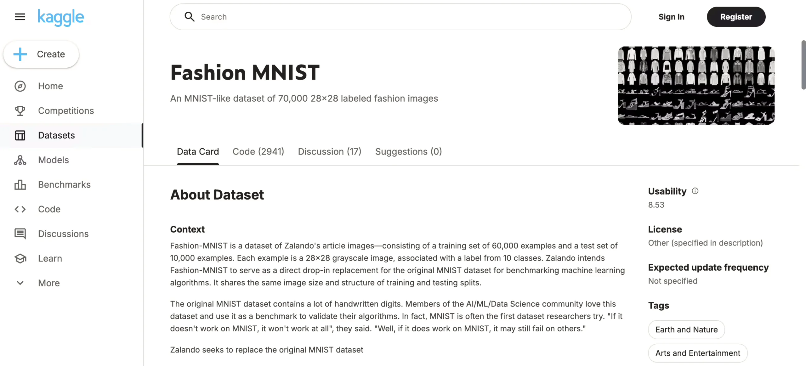  Fashion-MNIST 