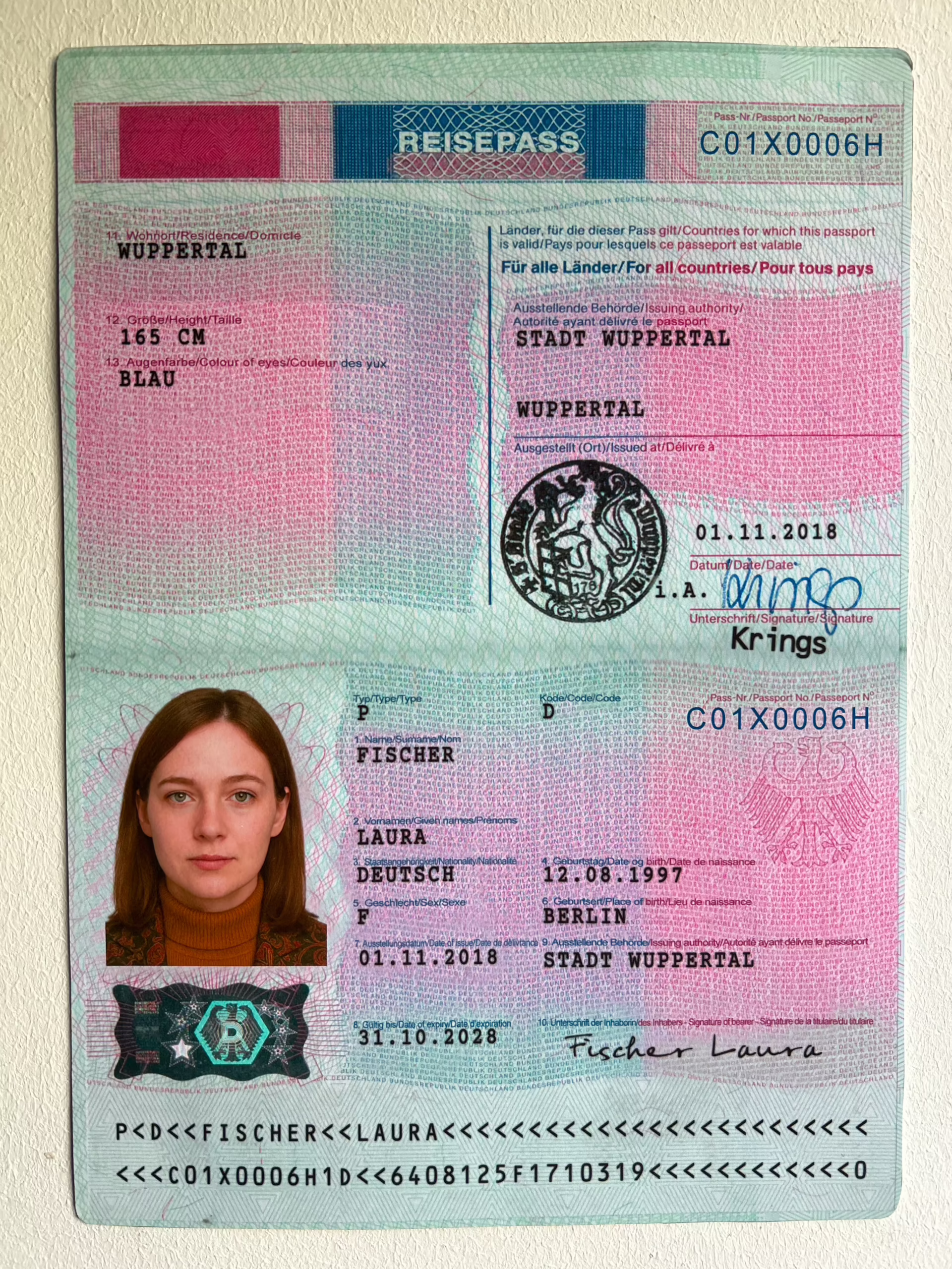 german passports dataset