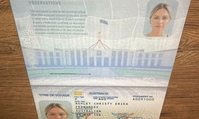 synthetic australian passport dataset