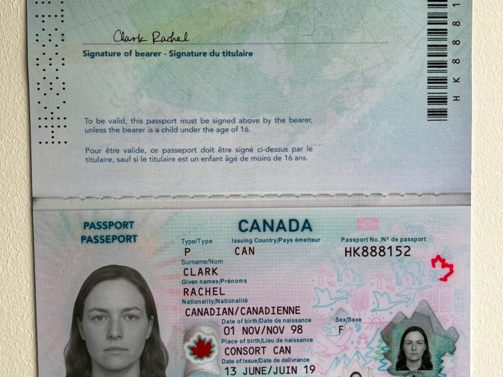 Synthetic Printed Canadian Passports Dataset