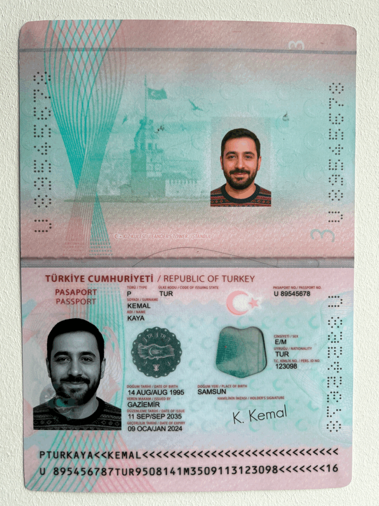 Turkish Synthetic Passports