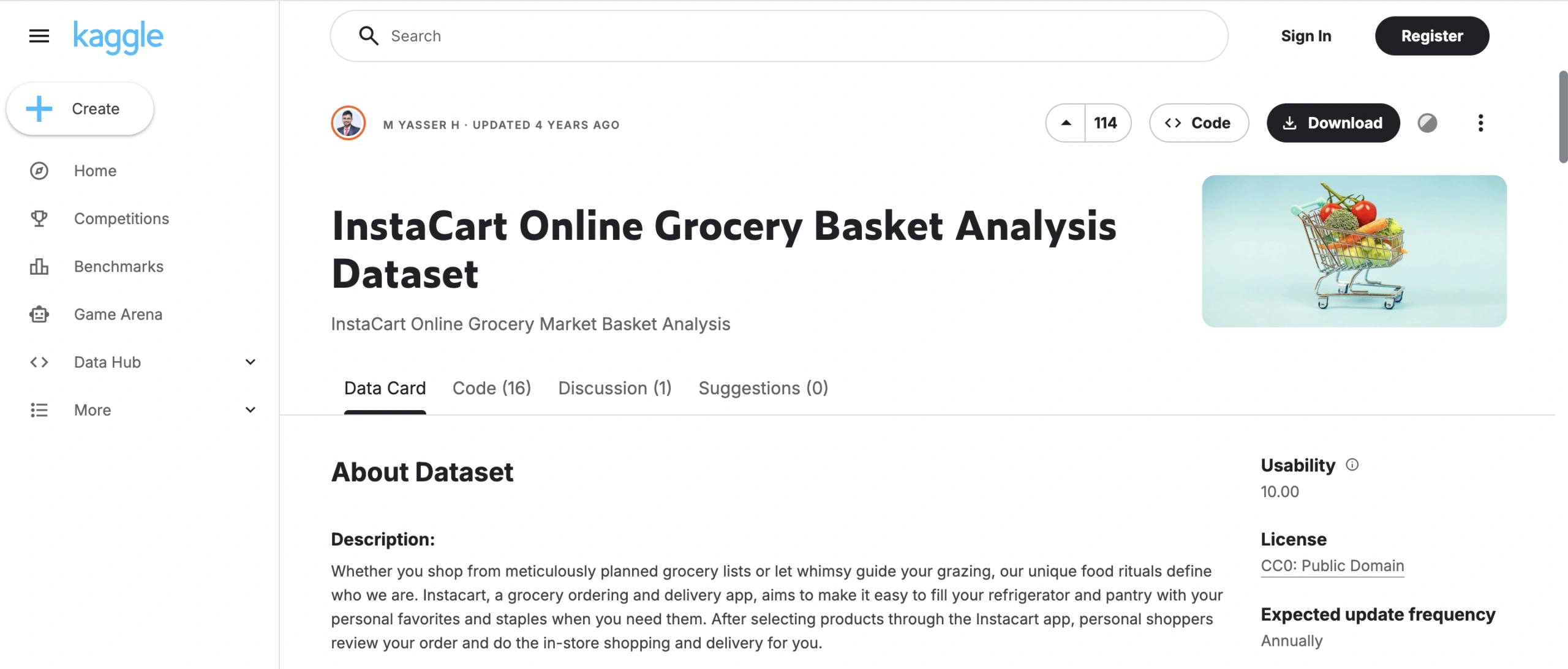 Instacart Online Grocery Shopping