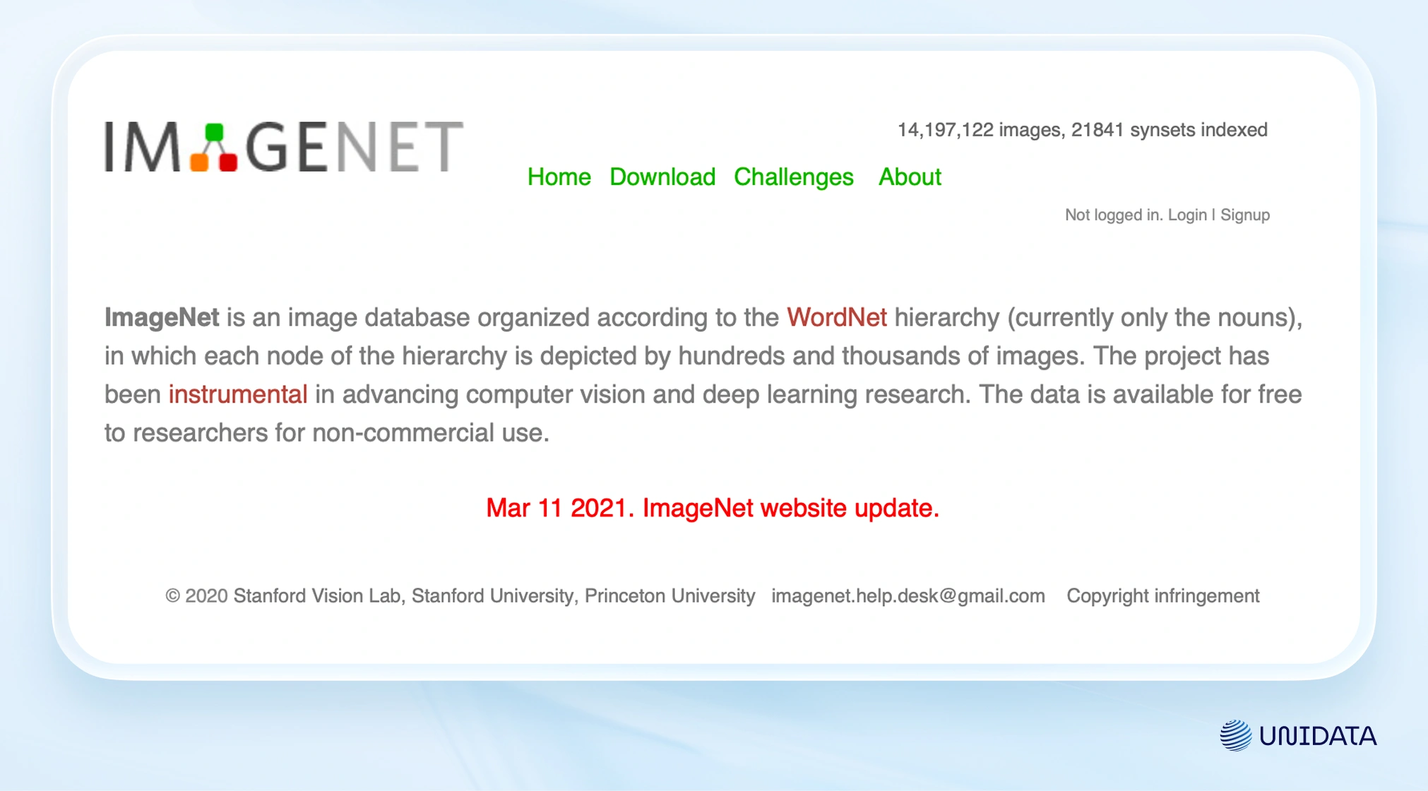 Imagenet screenshot dataset
