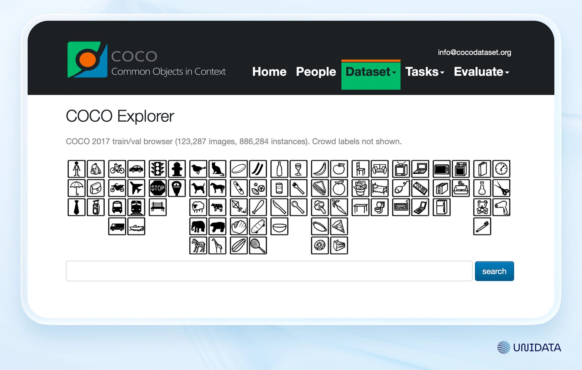 MS COCO screenshot 